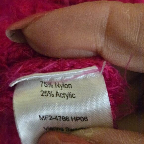 Show Me Your Mumu Vienna Sweater Pink Cozy Soft Balloon Sleeve Size M - Picture 11 of 11